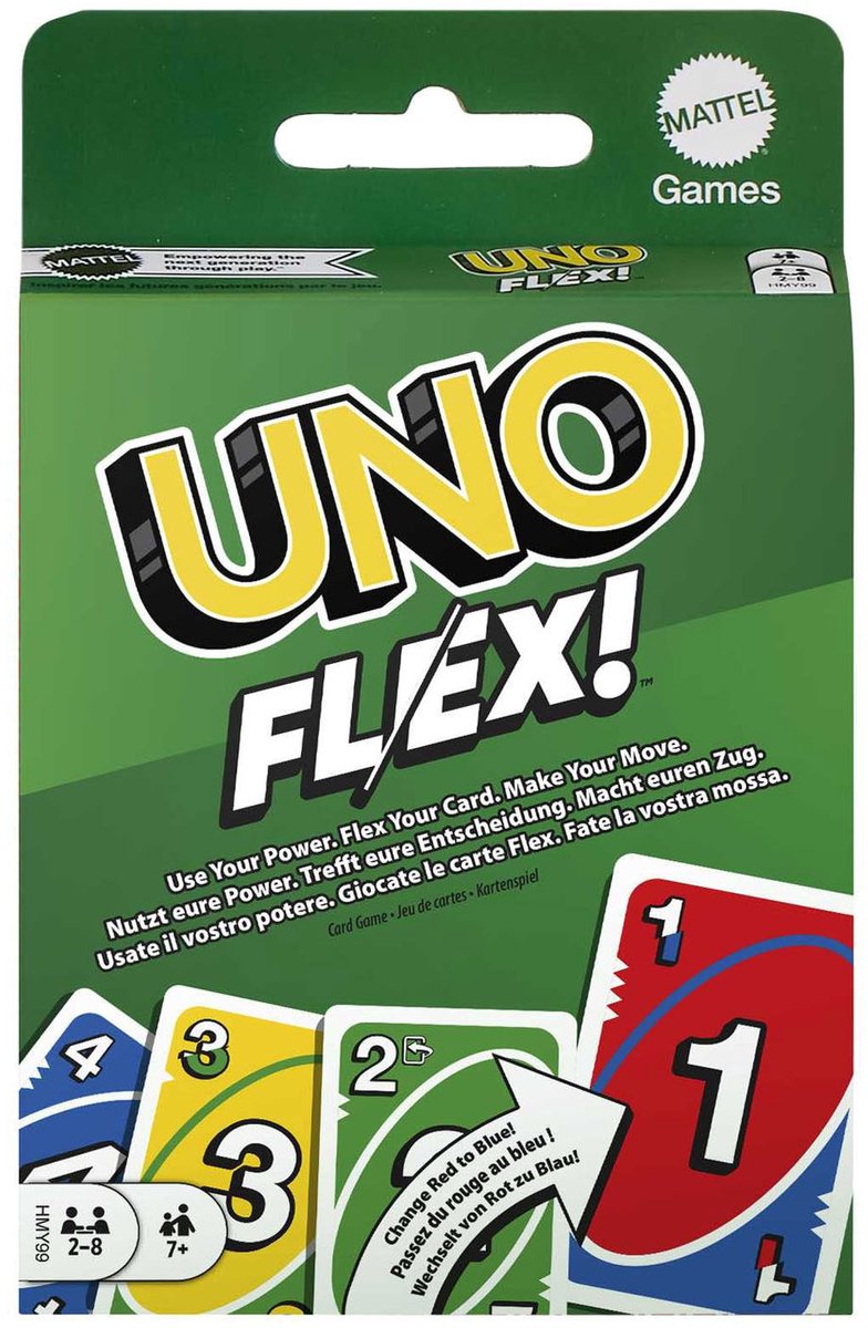 Mattel games uno flex kaartspel