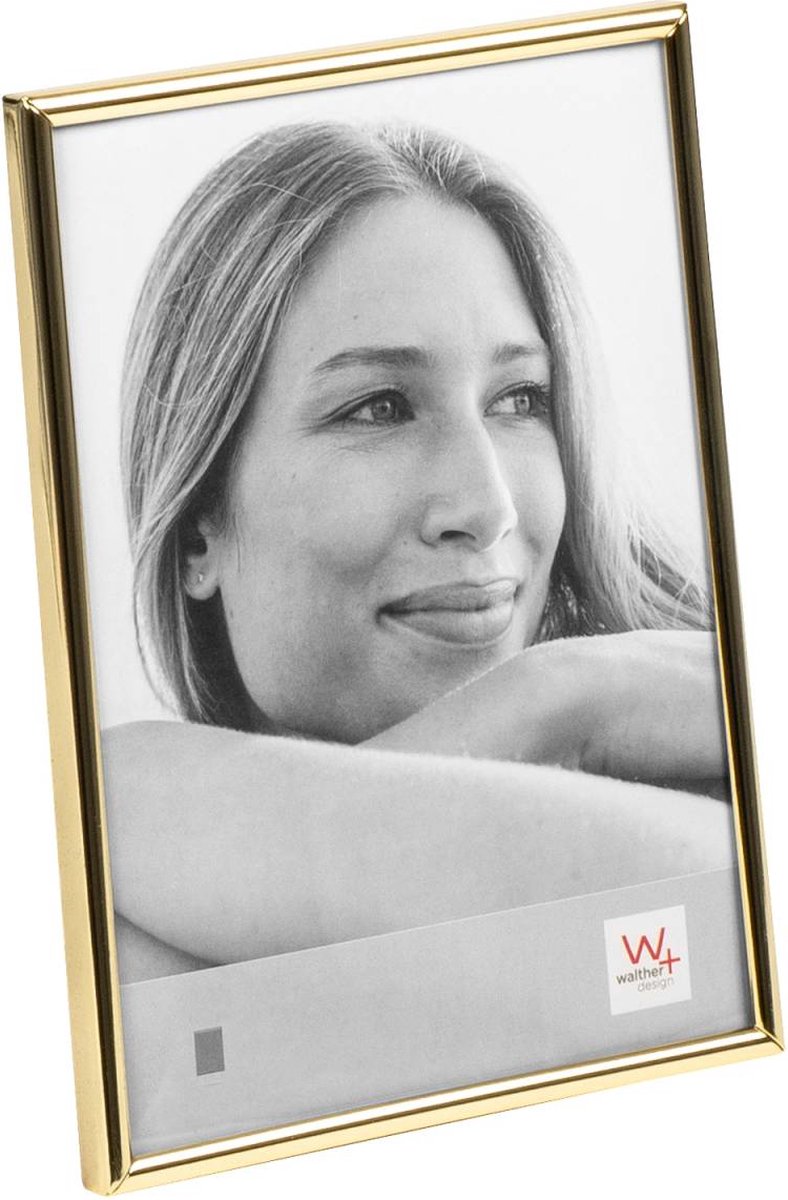 Walther wd015g chloe - portretlijst - fotoformaat 10x15 cm - goud