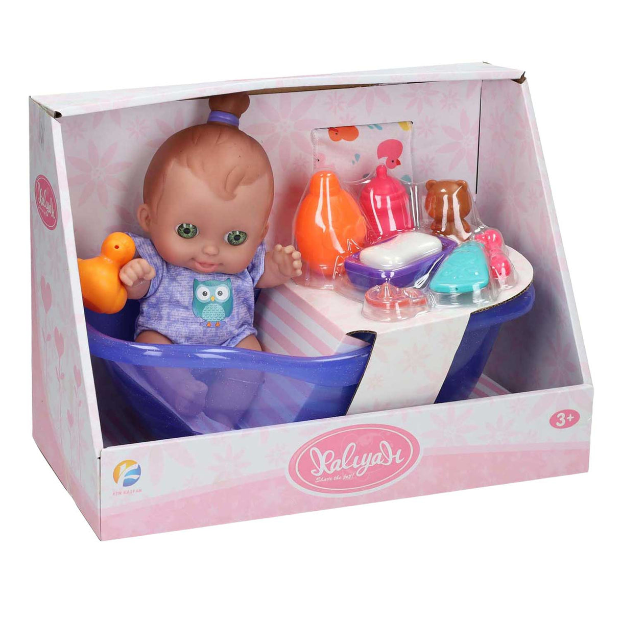 Poppenset met ligbad