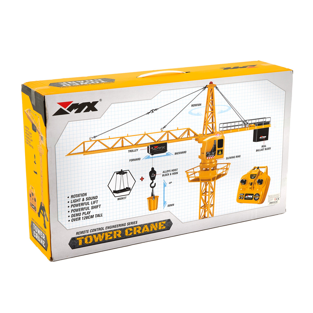 Rc bestuurbare hijskraan , 128cm