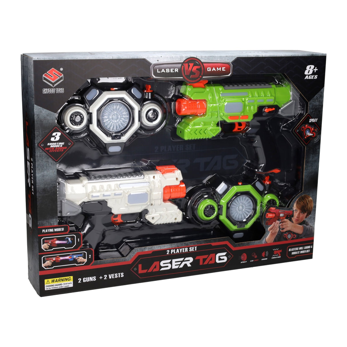 Laser game voor 2 spelers - 4dlg.
