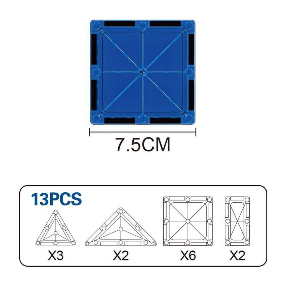 Bouwset magneetpanelen - 13dlg.