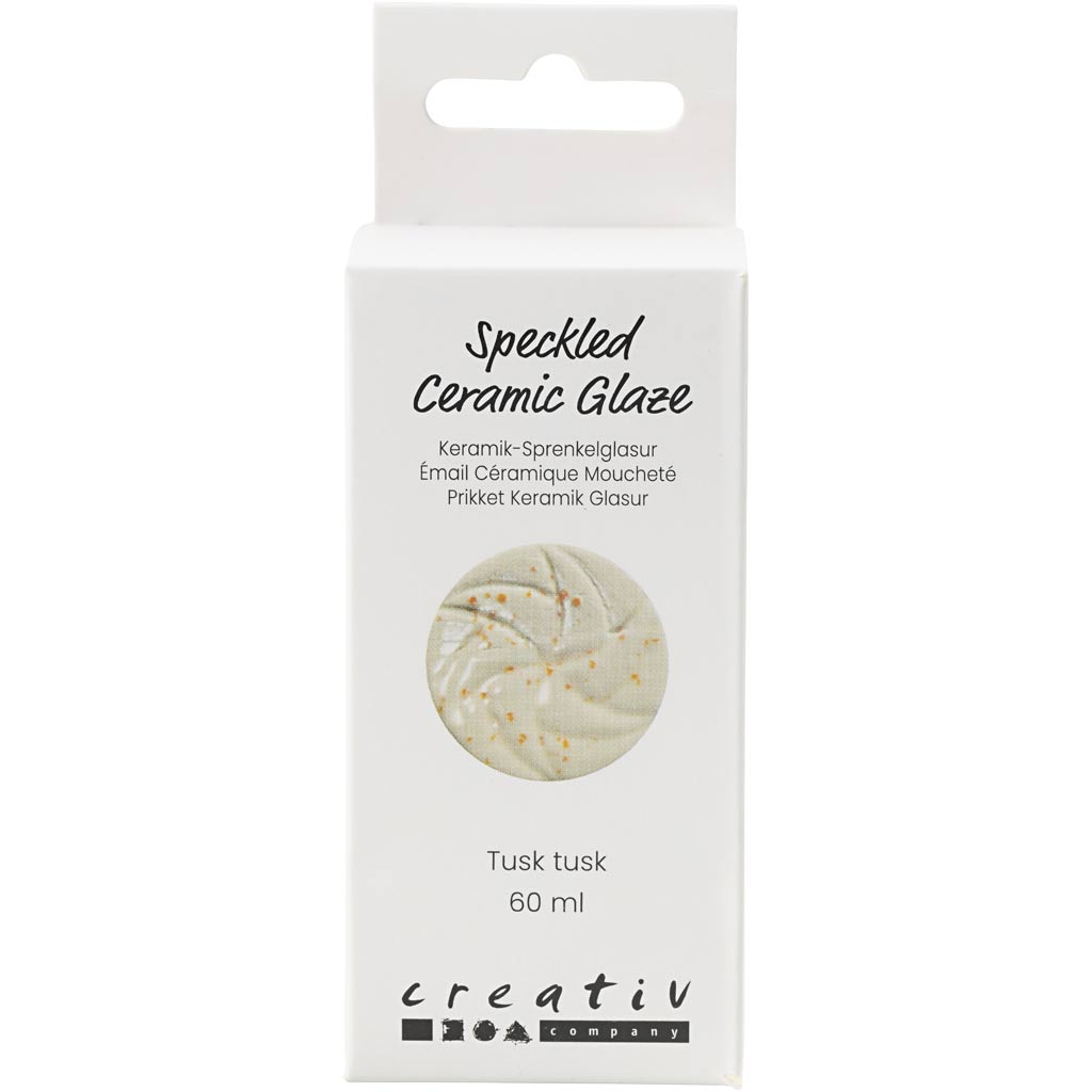 Creativ company https: www.cchobby.nl gespikkeld-keramiekglazuur-999-1060-c-dekkend-tusk-tusk-60-ml-1-doosje