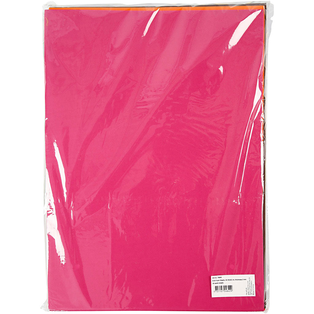 Creativ company https: www.cchobby.nl foam-vellen-a3-vel-297x420-mm-dikte-2-mm-diverse-kleuren-30-div-vellen-1-doos