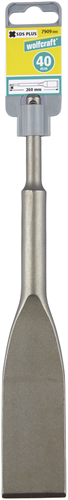 Wolfcraft - tegelbeitel sds plus - 40mm breed - spadebeitel - 7909000