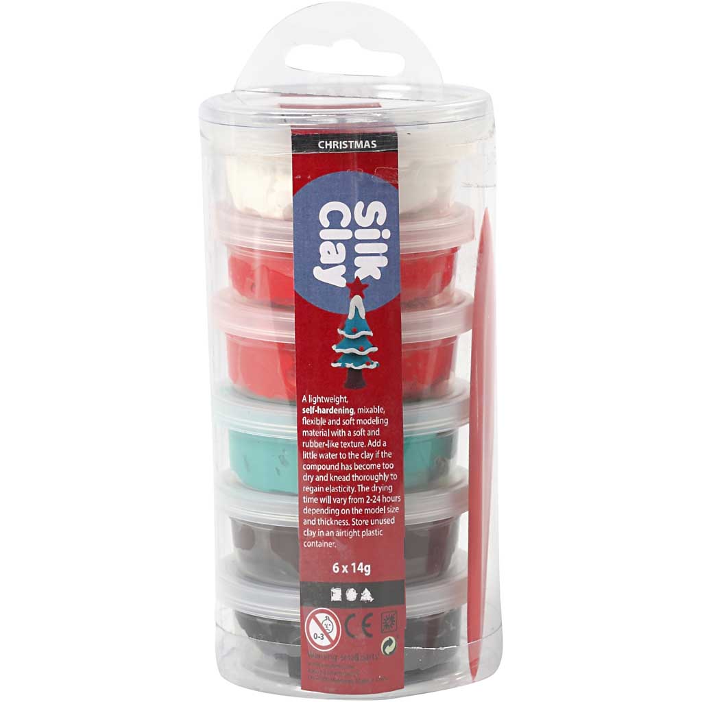 Silk clay https: www.cchobby.nl silk-clayr-kerst-verf-6x14-gr-1-doos