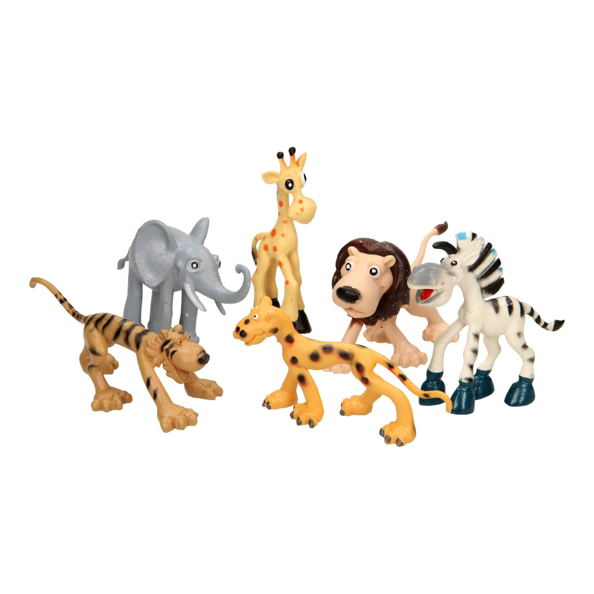 Guitige wilde dieren speelset, 6dlg.