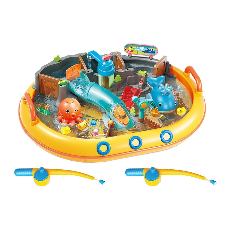 Lobbes speelgoed bv waterparkset met 2 hengels
