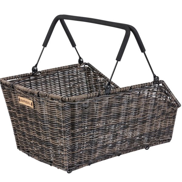 Basil mand cento rattan look bruin (mik)