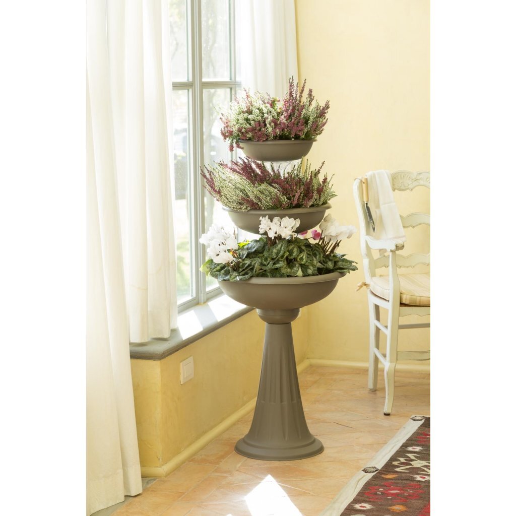Bama trevy fioriera plantenbak 50x114 cm taupe