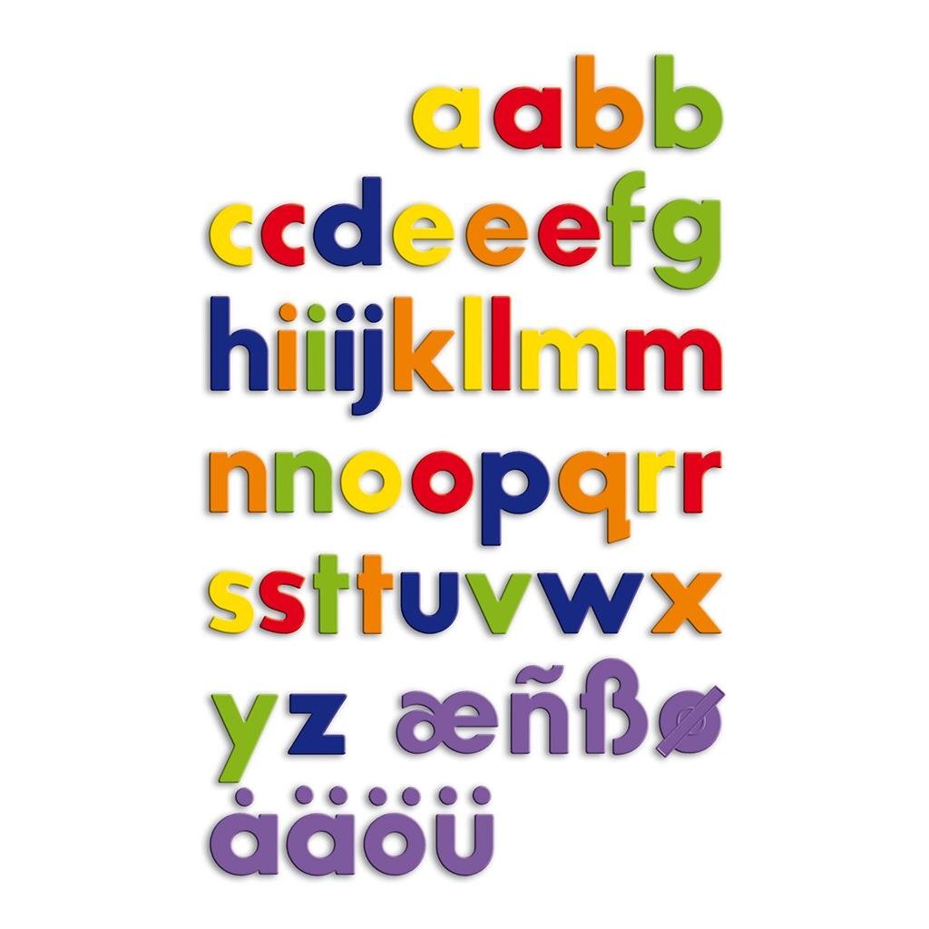 Quercetti kleine letters abc magneten, 48st.