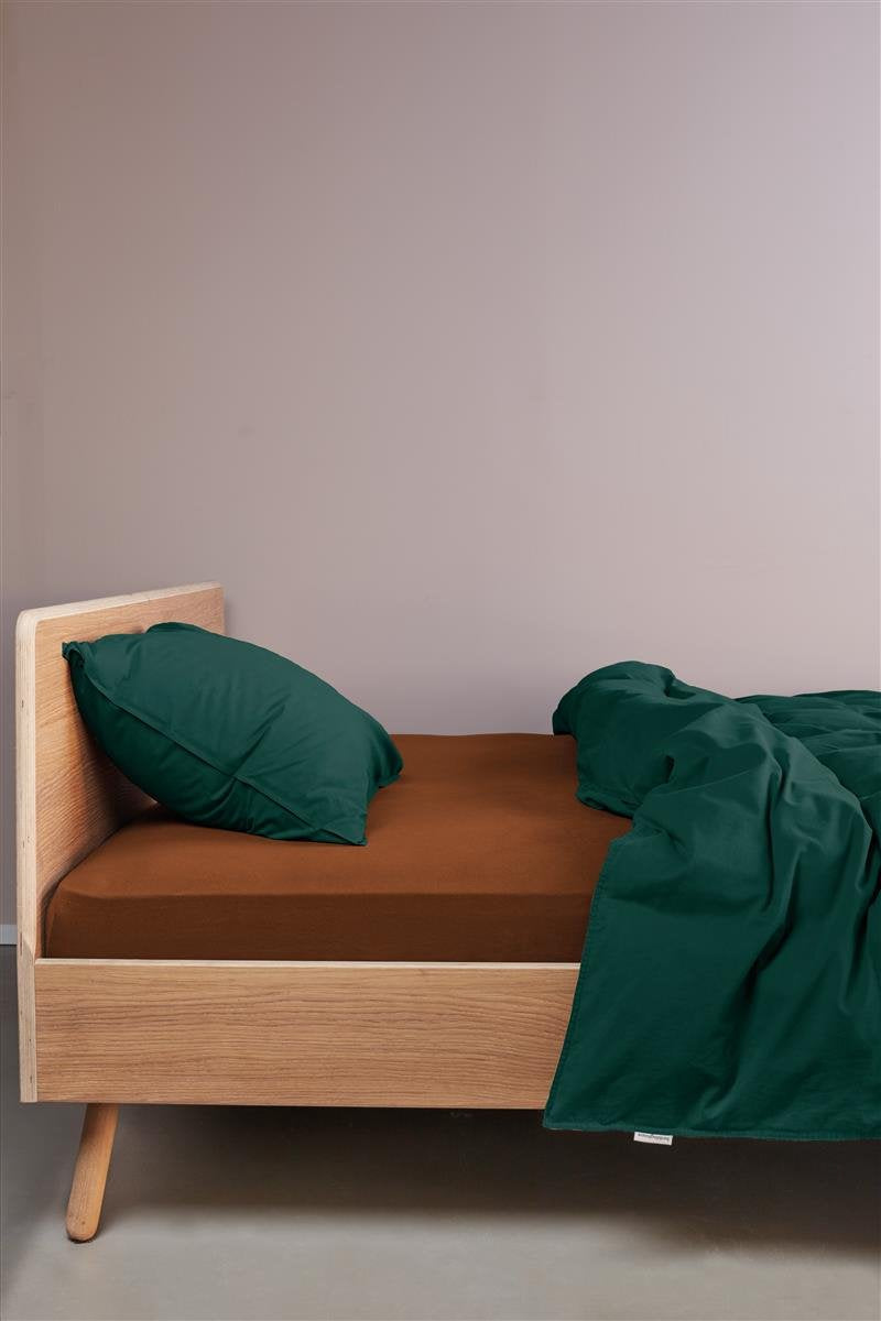 Beddinghouse - jersey - topper hoeslaken - 140x220 cm - steenrood