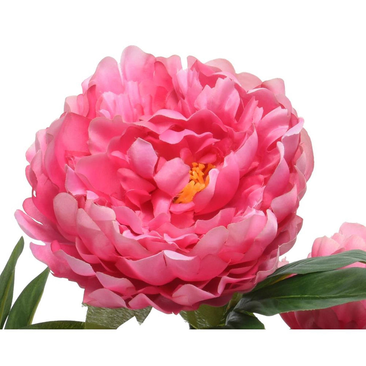 Decoris kunstplant pioenroos h57cm fuchsia