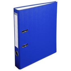 Ordner exacompta a4 50 mm karton, pp (polypropeen) blauw 2-rings 1 stuk