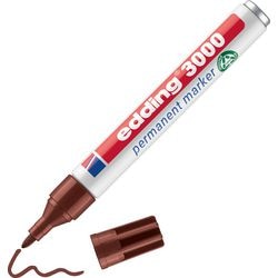 Edding 3000 permanent marker rond - bruin - 1 stuk