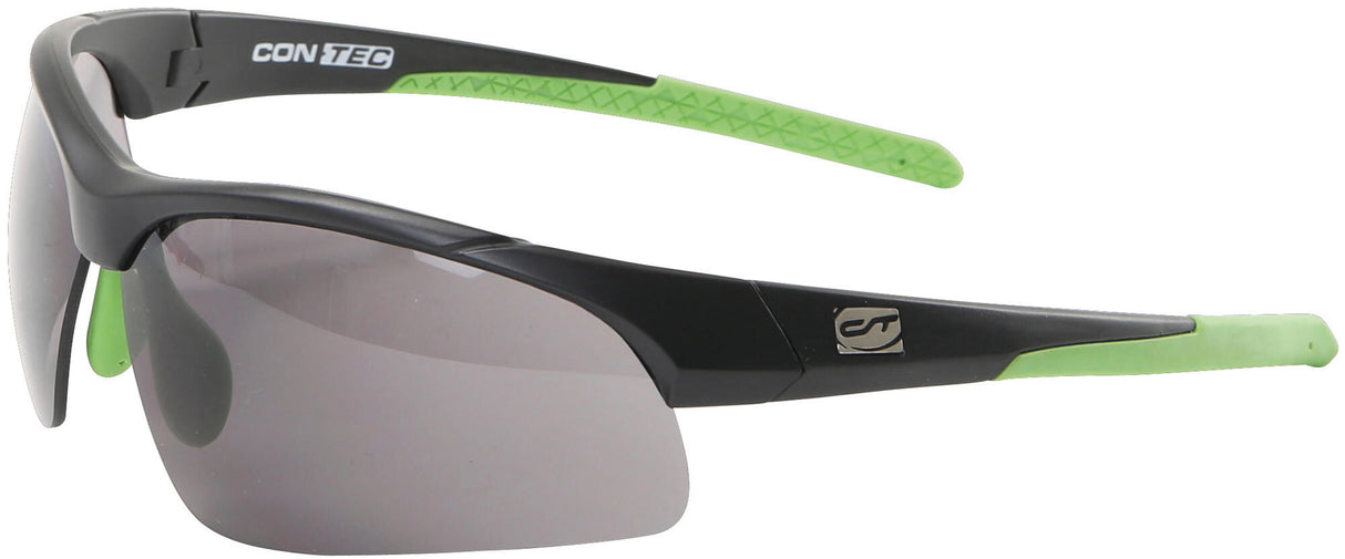 Contec sportbril 3dim ct sunglasses 3dim black neogreen