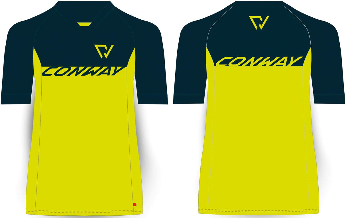 Conway shirt met korte mouwen trail jersey ss trail jersey ss size s dar blue acid