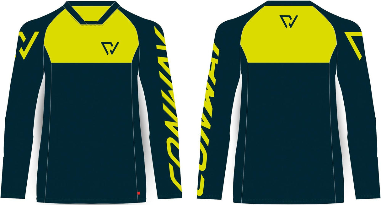 Conway shirt met lange mouwen freeride jersey ls freeride jersey ls size m dark blue acid