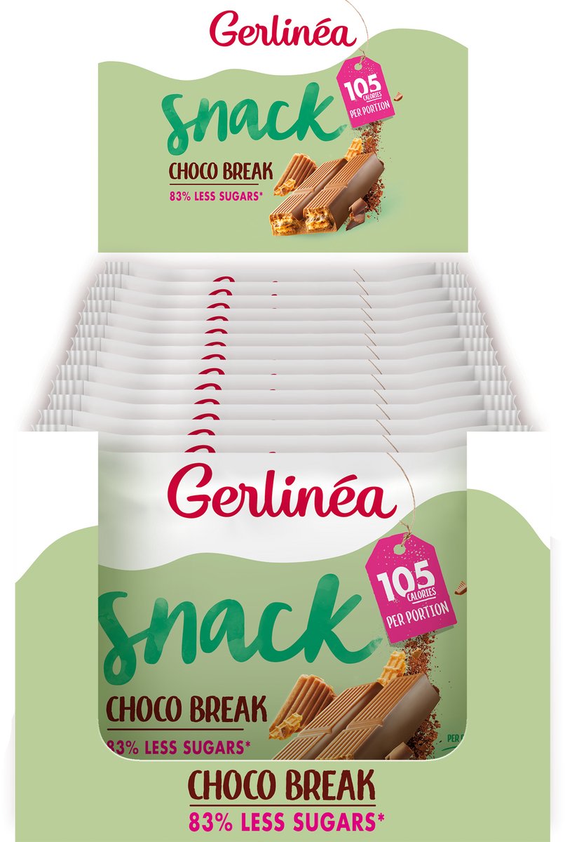 Gerlinea gerlinéa low sugar - repen - choco break - 14 x 64.5 gr