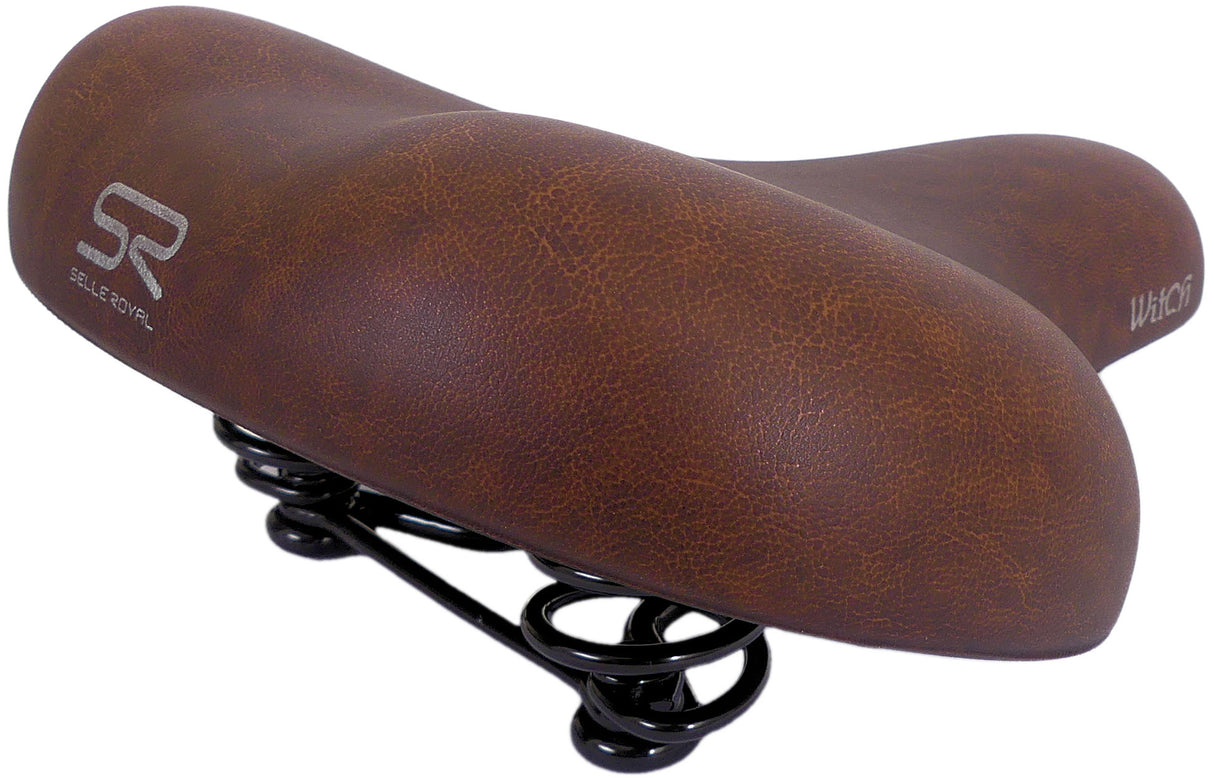 Gazelle fietszadel selle royal witch - bruin