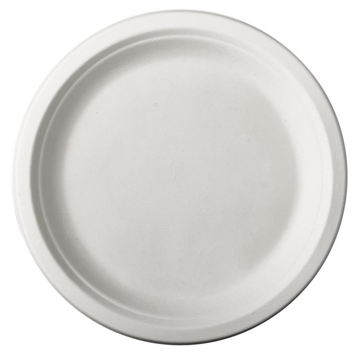 Papstar 12 borden suikerriet pure dia 23cm wit