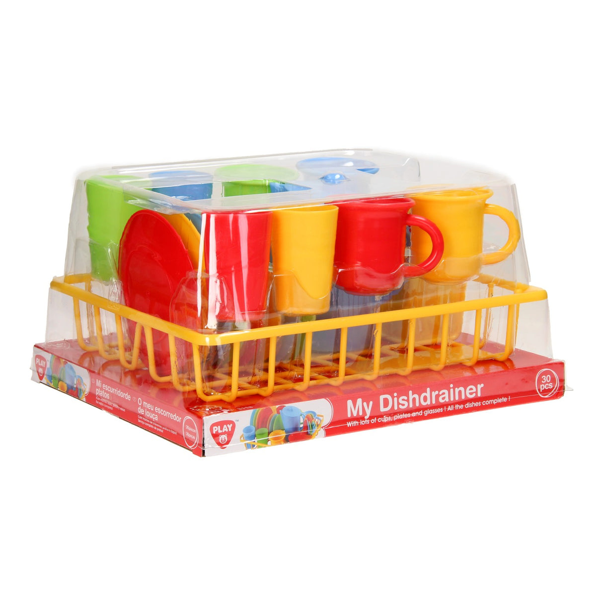 Playgo serviesset 30-delig - speelgoedservies - multicolor