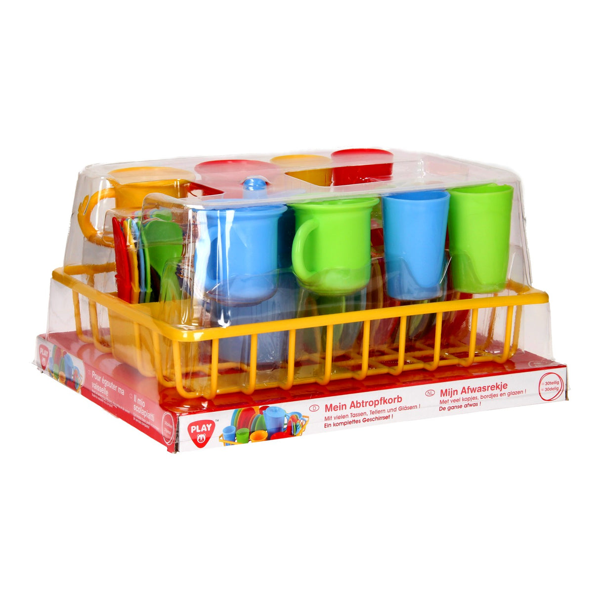 Playgo serviesset 30-delig - speelgoedservies - multicolor
