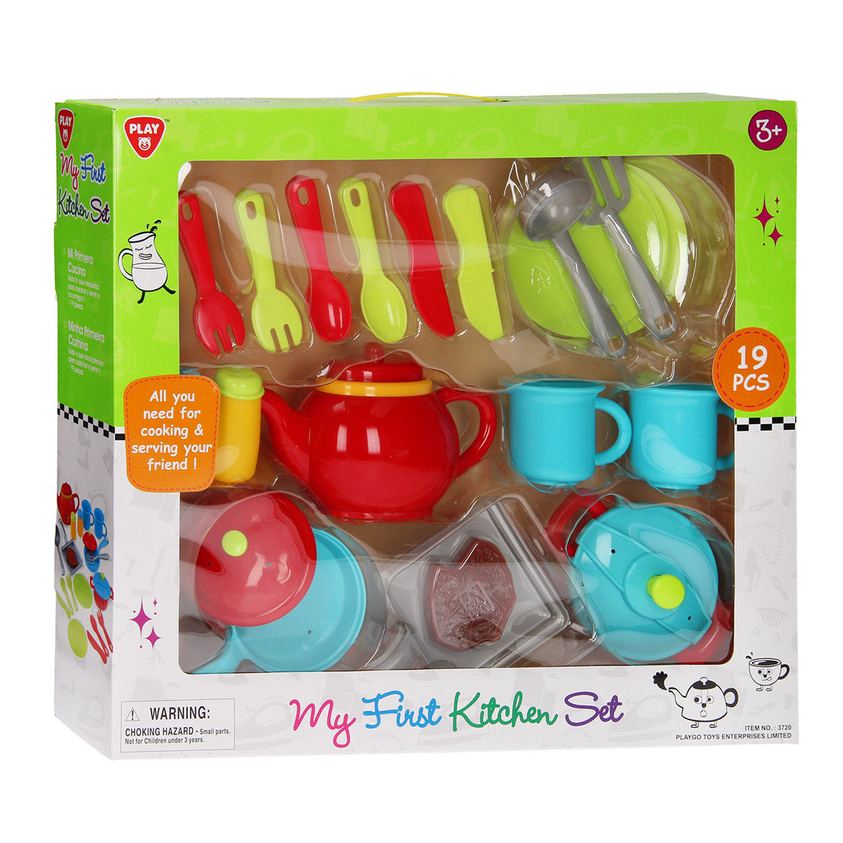 Playgo mijn eerste keukenset - 19dlg.