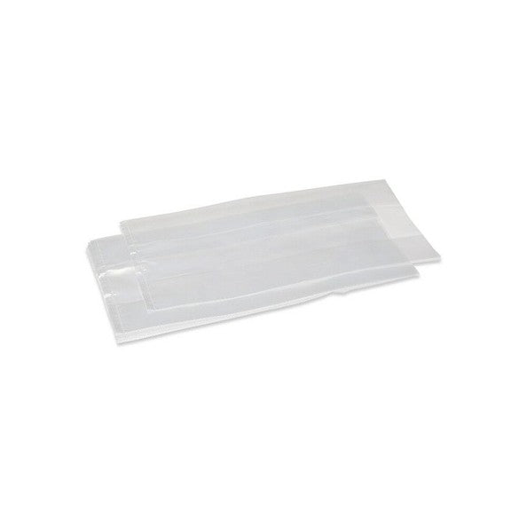 Harmonicazak ldpe 16+(2x5) x 35 cm transparant t18