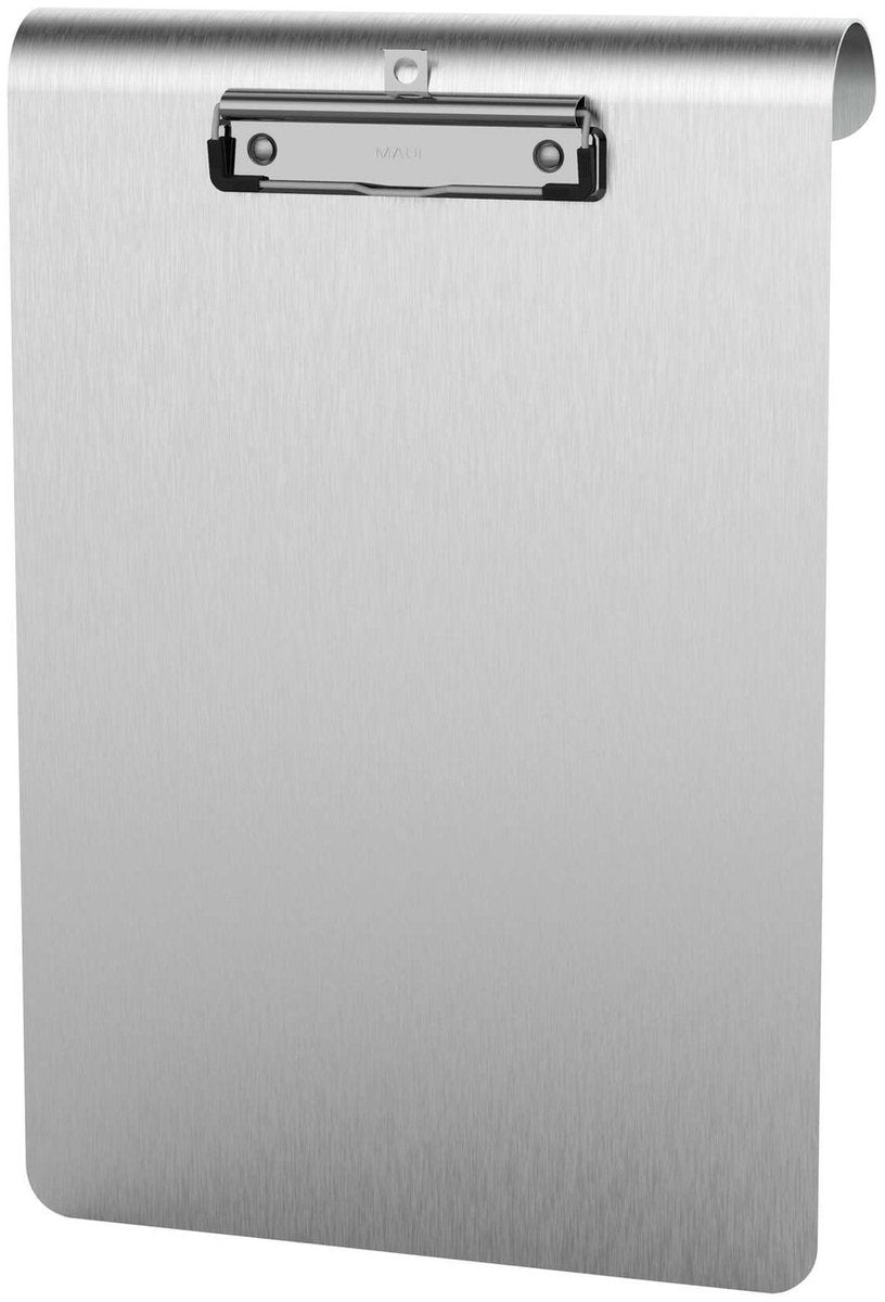 Maul klembord medic a4 staand formaat edelstaal metaal zilver