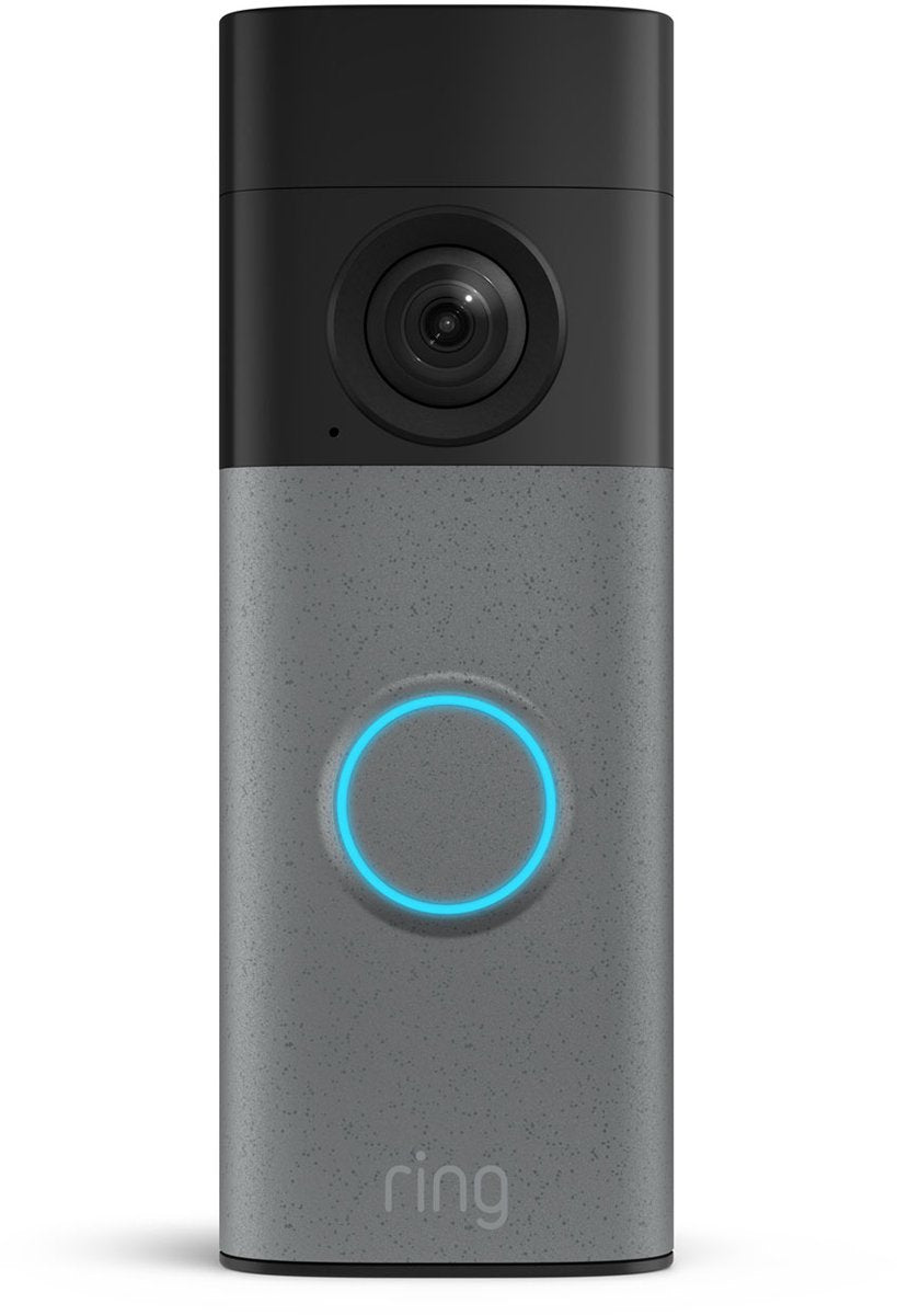 Ring videodeurbel op batterij (nieuwste generatie) - speckled grey - 2k video
