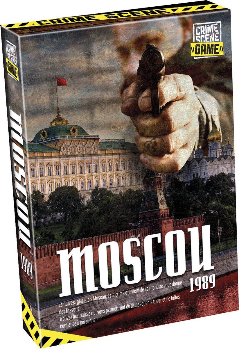 Tactic gamestorm - bordspel – crime scene: moscou 1989 (jeu d'escape room)