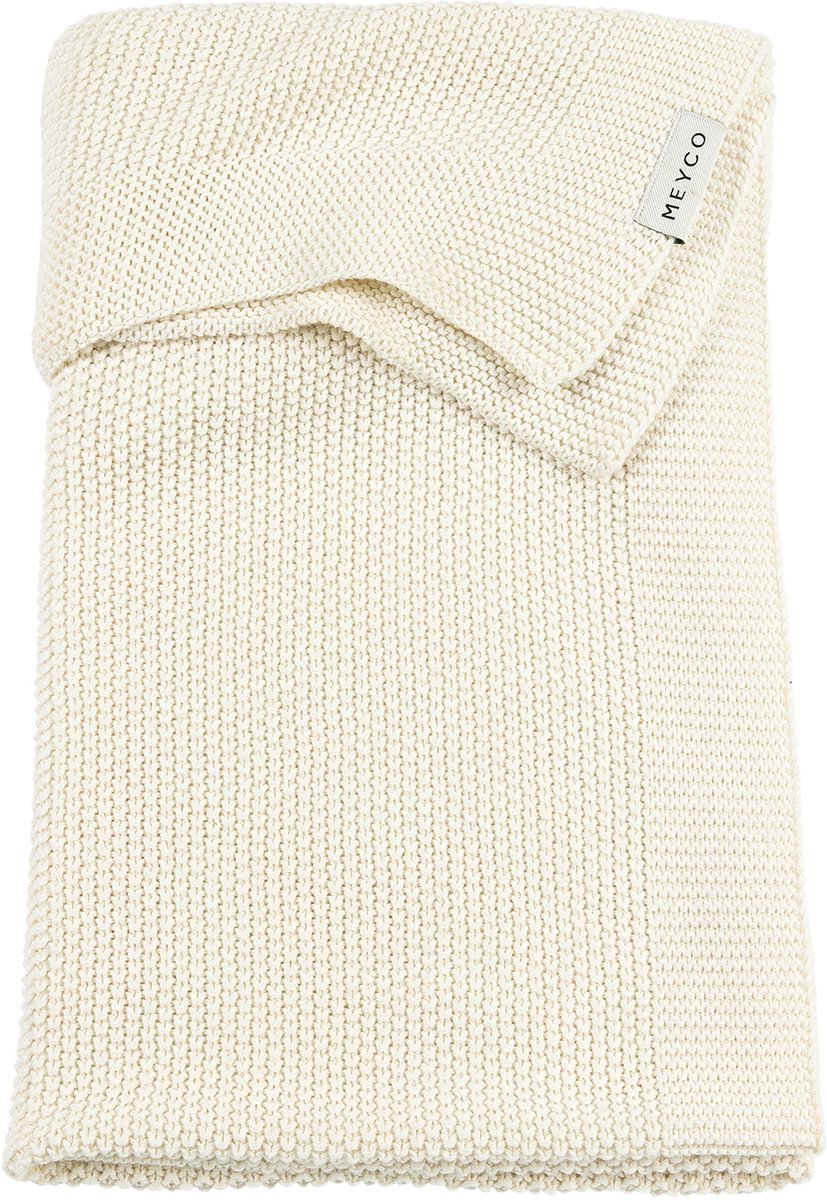 Meyco baby mini relief wiegdeken - natural - 75x100cm - 1.0 tog