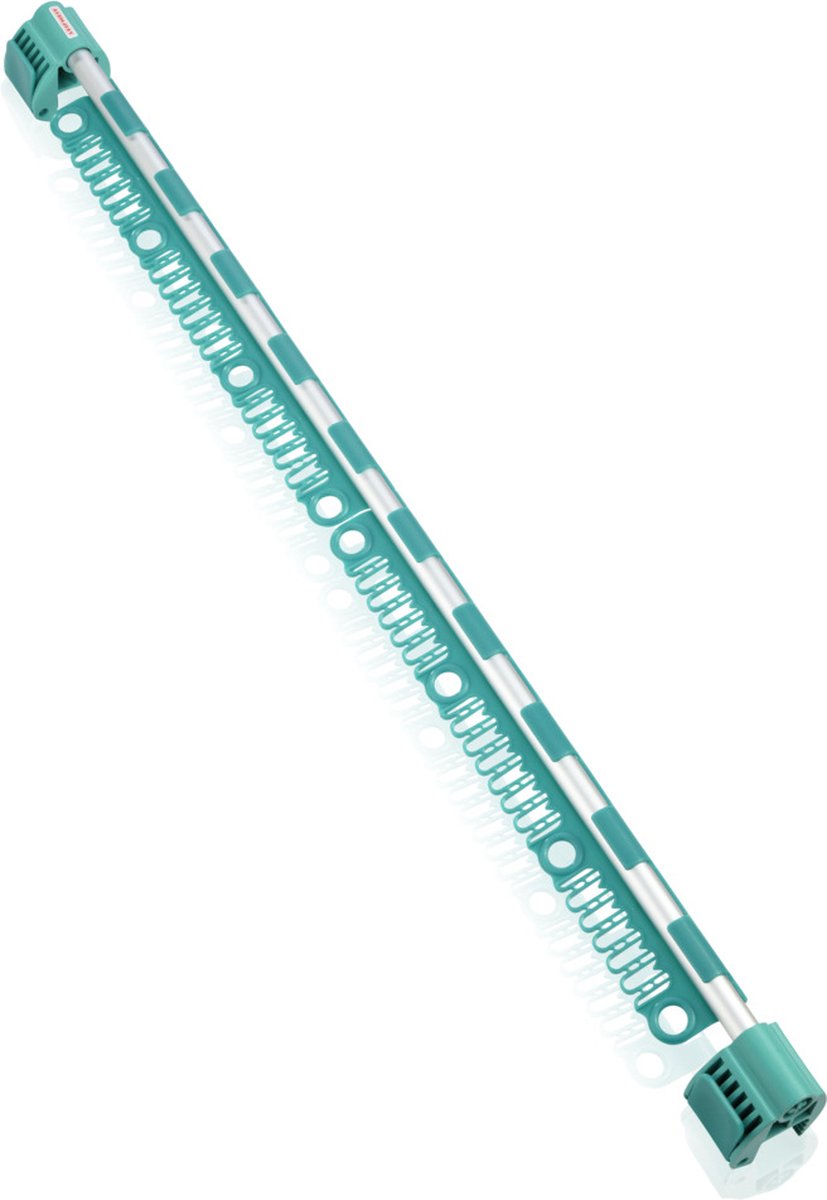 Leifheit droogmolen accessoire linomatic easyclip - ruimte voor 38 kleine kledingstukken - turquoise