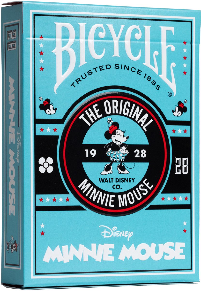 Bicycle disney classic minnie mouse - premium speelkaarten - poker - officieel gelicentieerd - creatives