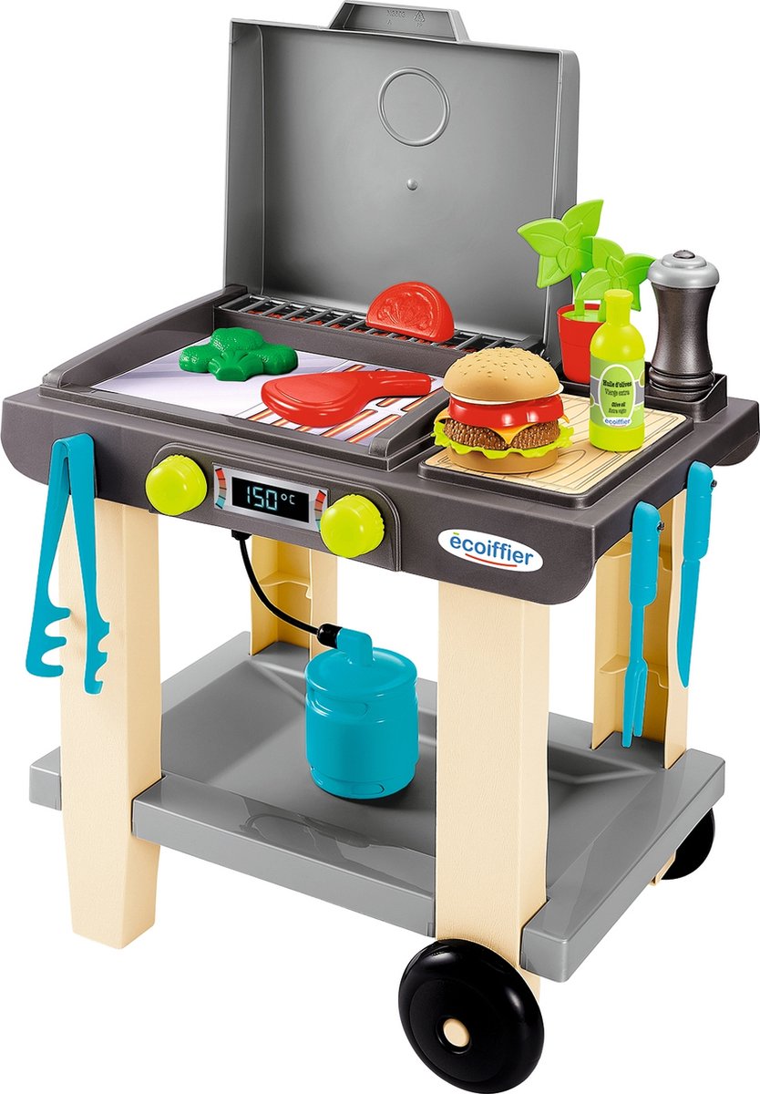 Ecoffier ecoiffier – plancha speelbarbecue – 18 mnd – 2 wielen