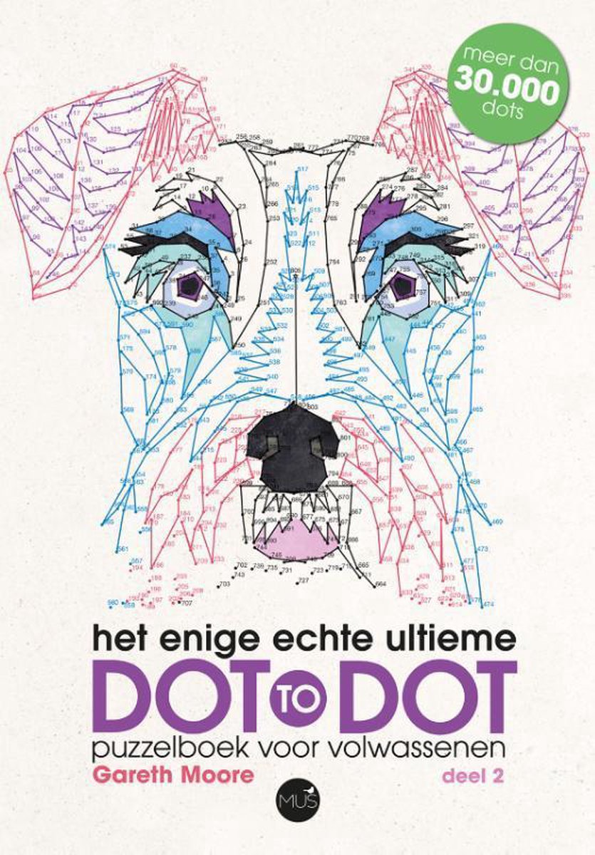 Mus het enige echte ultieme dot to dot puzzelboek voor volwassenen - dot to dot - tekenen