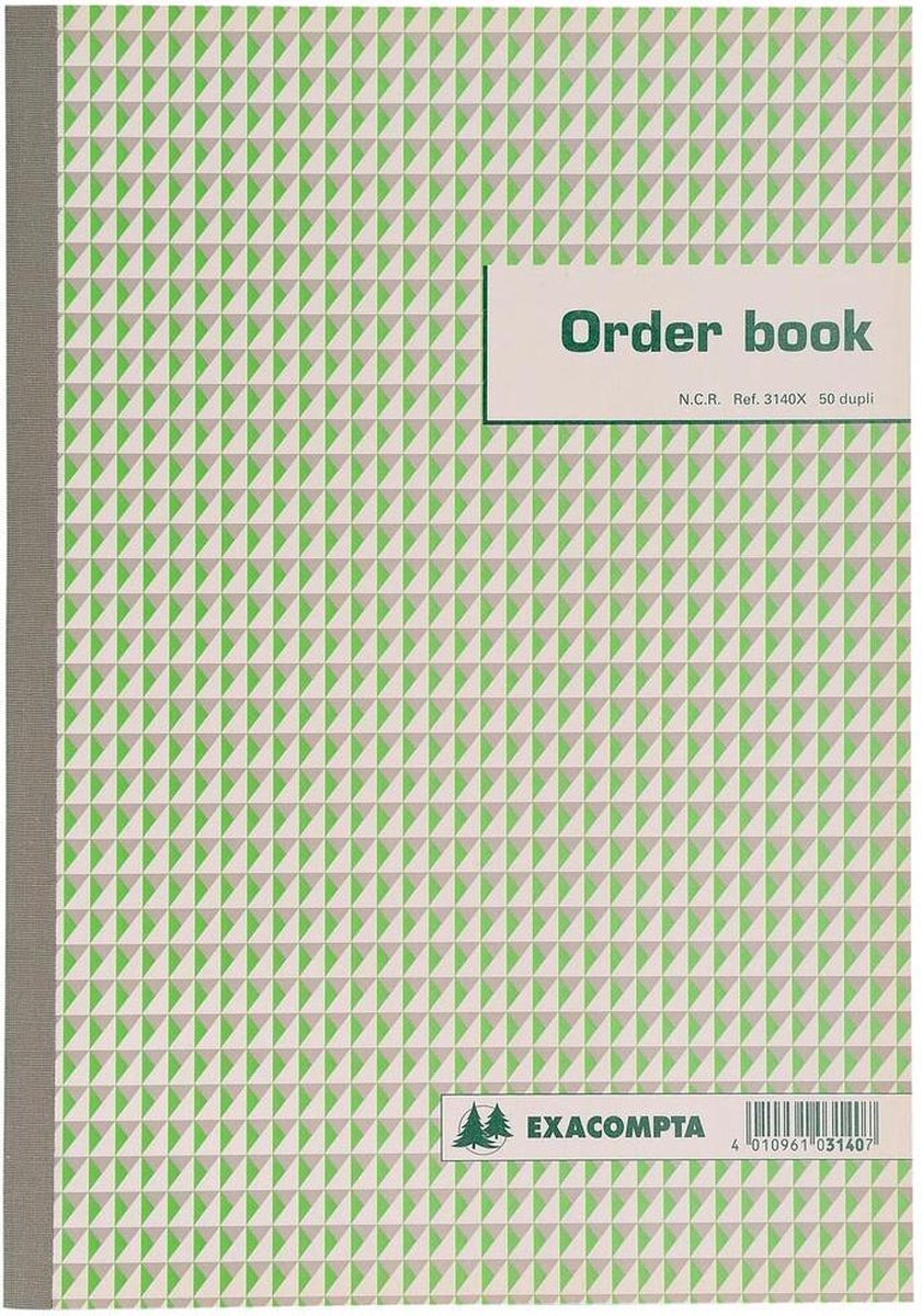 Exacompta orderboek 29,7x21 50b dupli