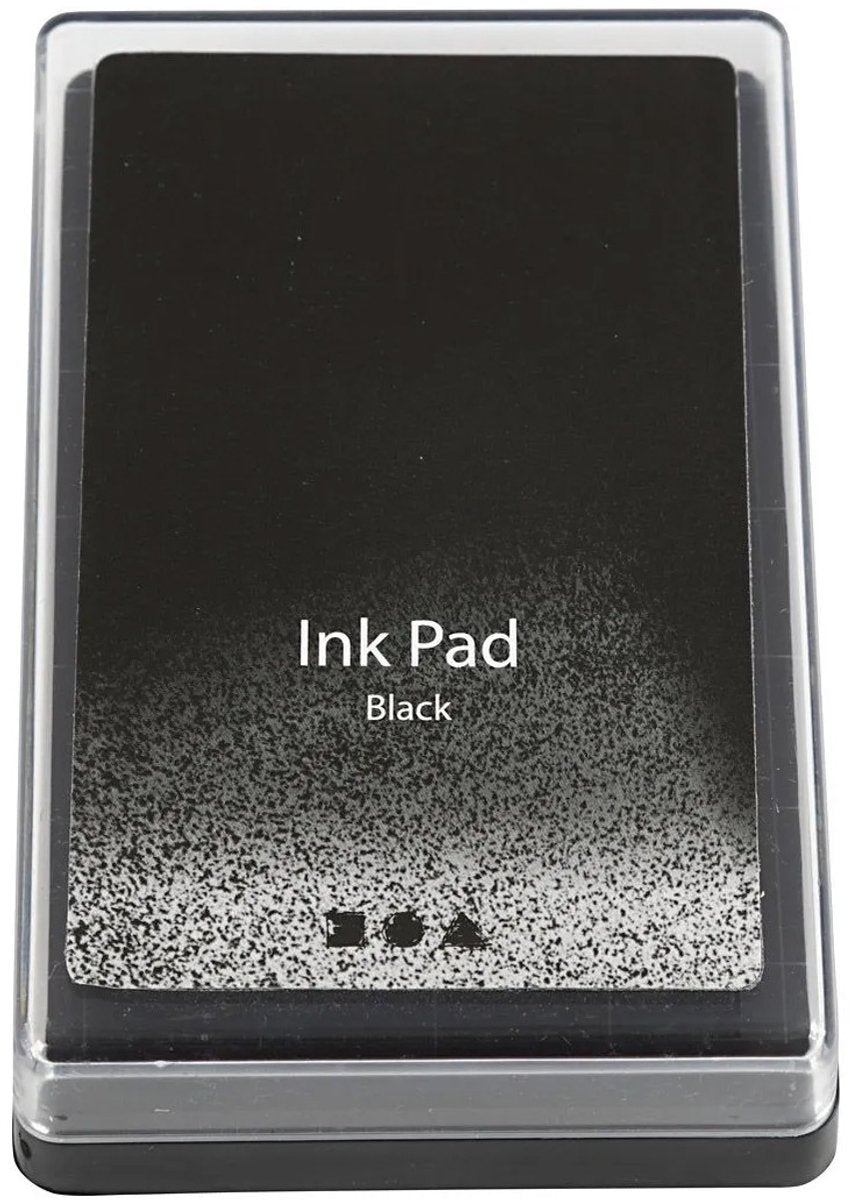 Creativ company stempelinkt, zwart, h: 2 cm, afm 9x6 cm, 1 stuk