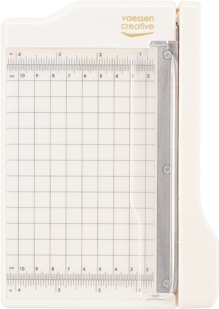 Vaessen creative papiersnijder - mini guillotine - 15cm