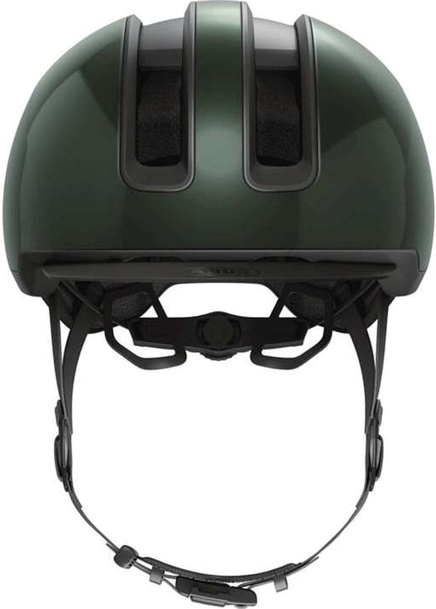 Abus fietshelm hud-y moss green s - 51-55 cm - groen - geschikt voor gebruik op elektrische fietsen - stadsfietsen - 280 g