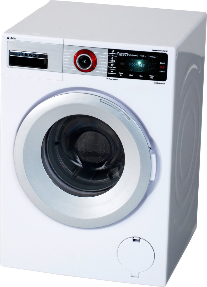 Klein toys bosch speelgoed wasmachine - incl. realistische functies - incl. bijpassende geluiden - wit