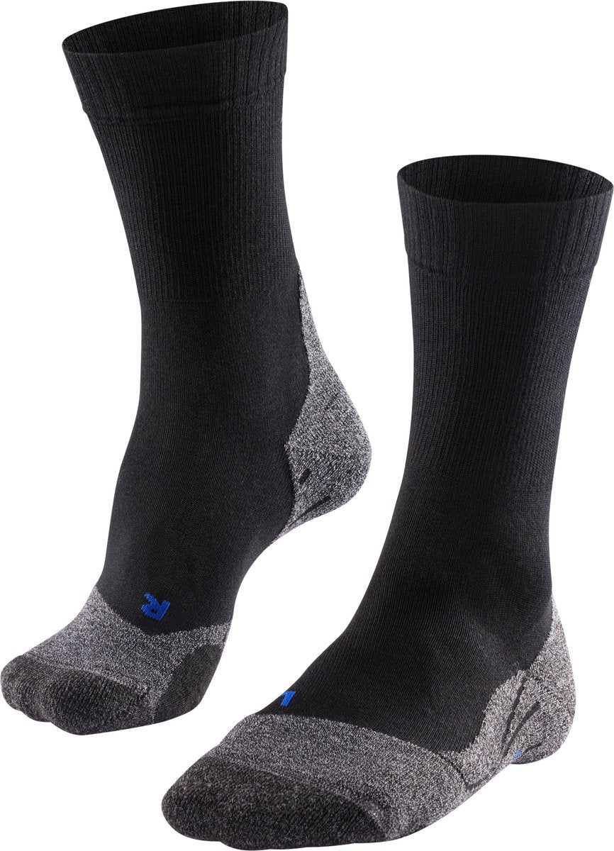 Falke tk2 cool anti-blaar dik lyocell functioneel materiaal wandelsokken dames zwart - maat 35-36