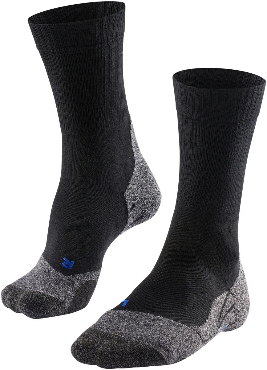 Falke tk2 cool anti-blaar dik lyocell functioneel materiaal wandelsokken dames zwart - maat 35-36