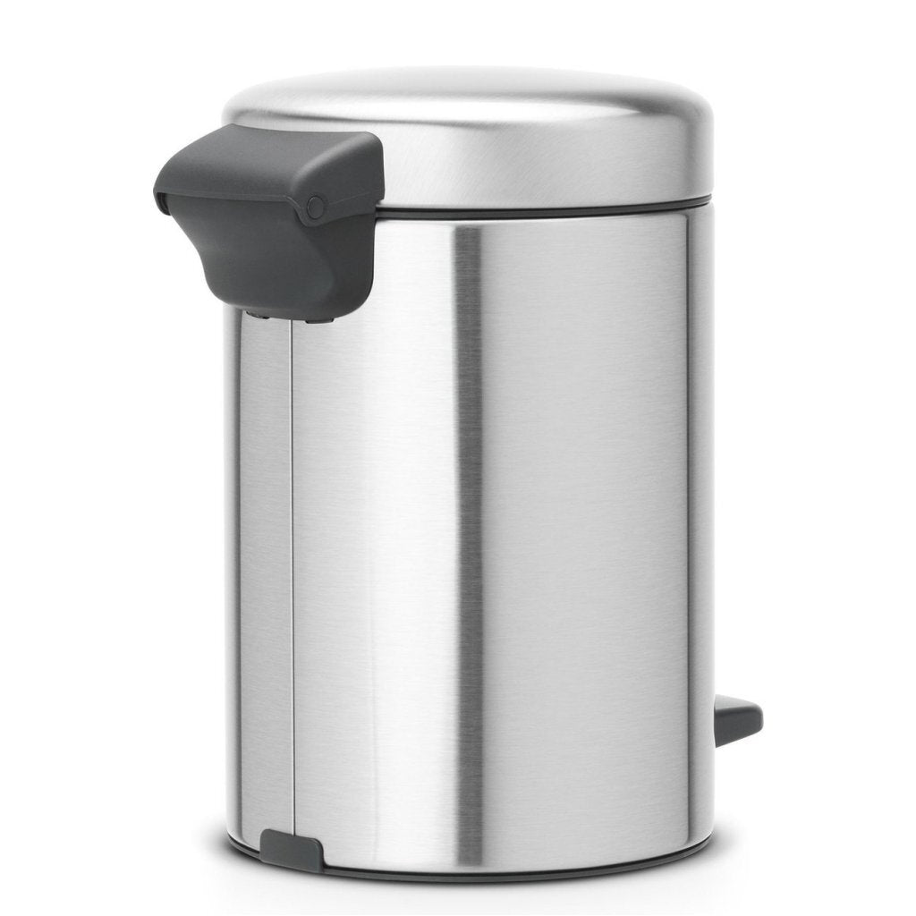 Brabantia pedaalemmer newicon 3 liter matt steel fingerprint proof