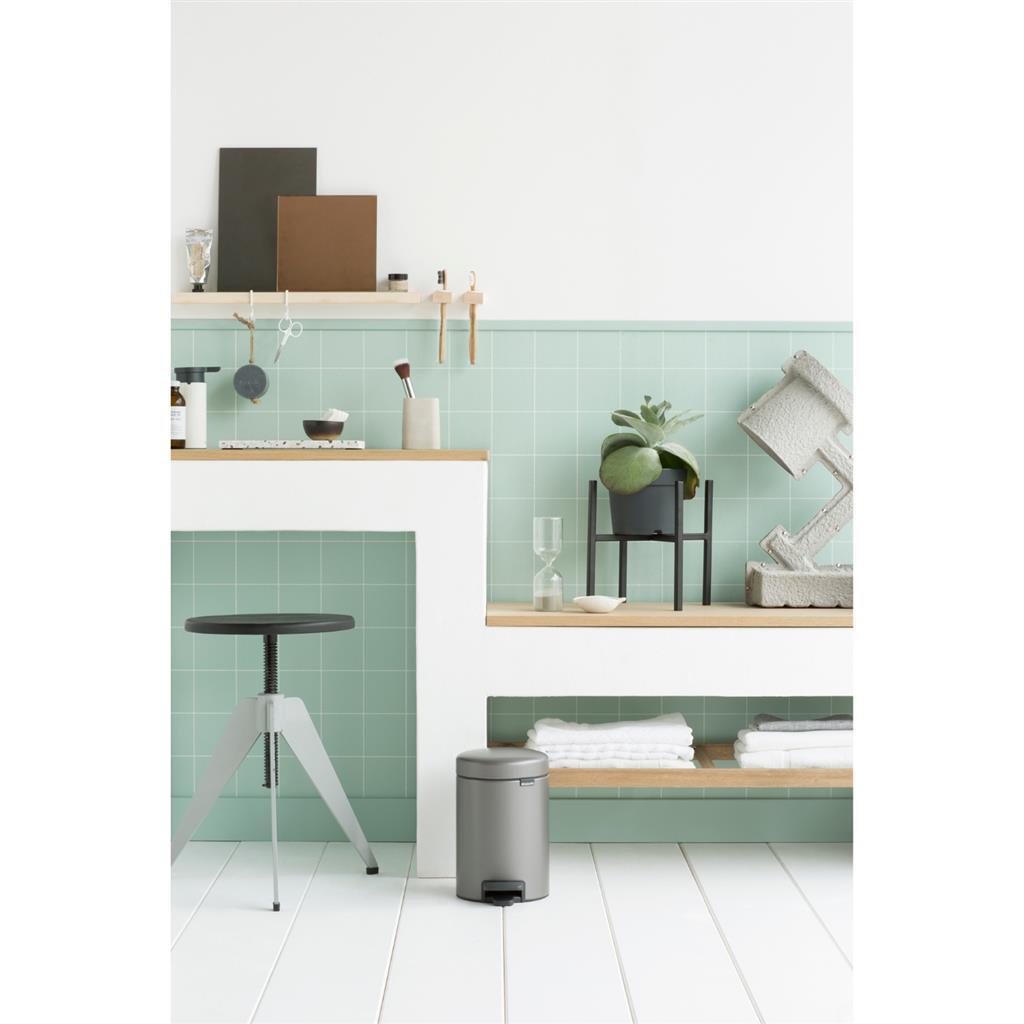Brabantia newicon pedaalemmer 3l platinum