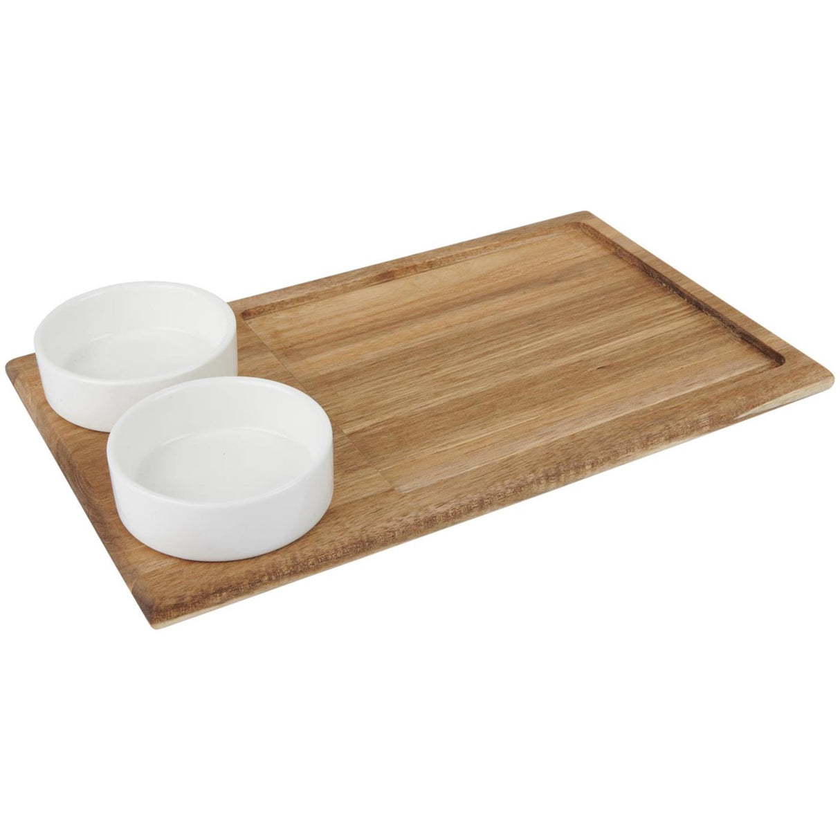 Alpina serving tray with snack bowls