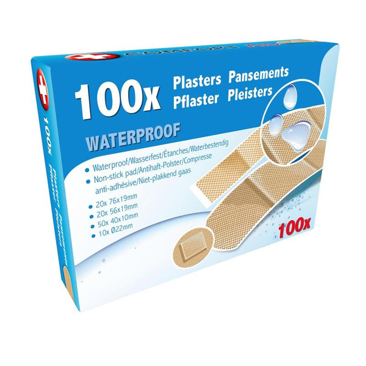 Lifetime waterbestendige pleisters doosje a 100