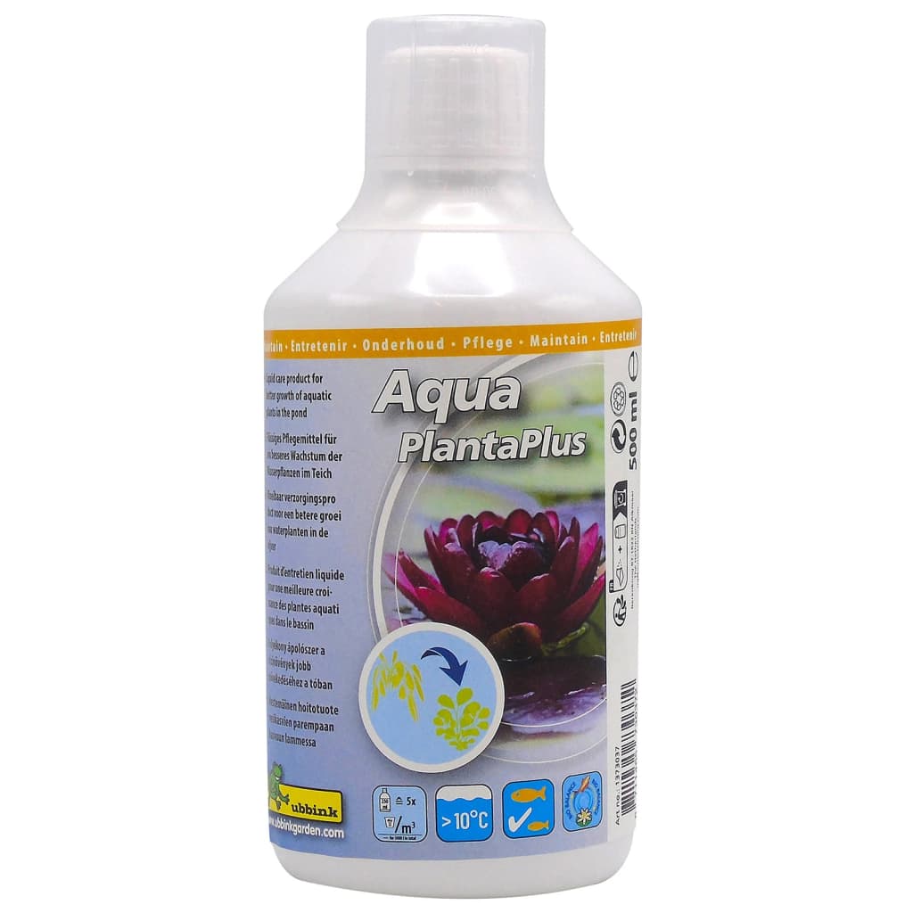 Ubbink vijverwaterbehandeling aqua planta plus 500 ml voor 10000 l