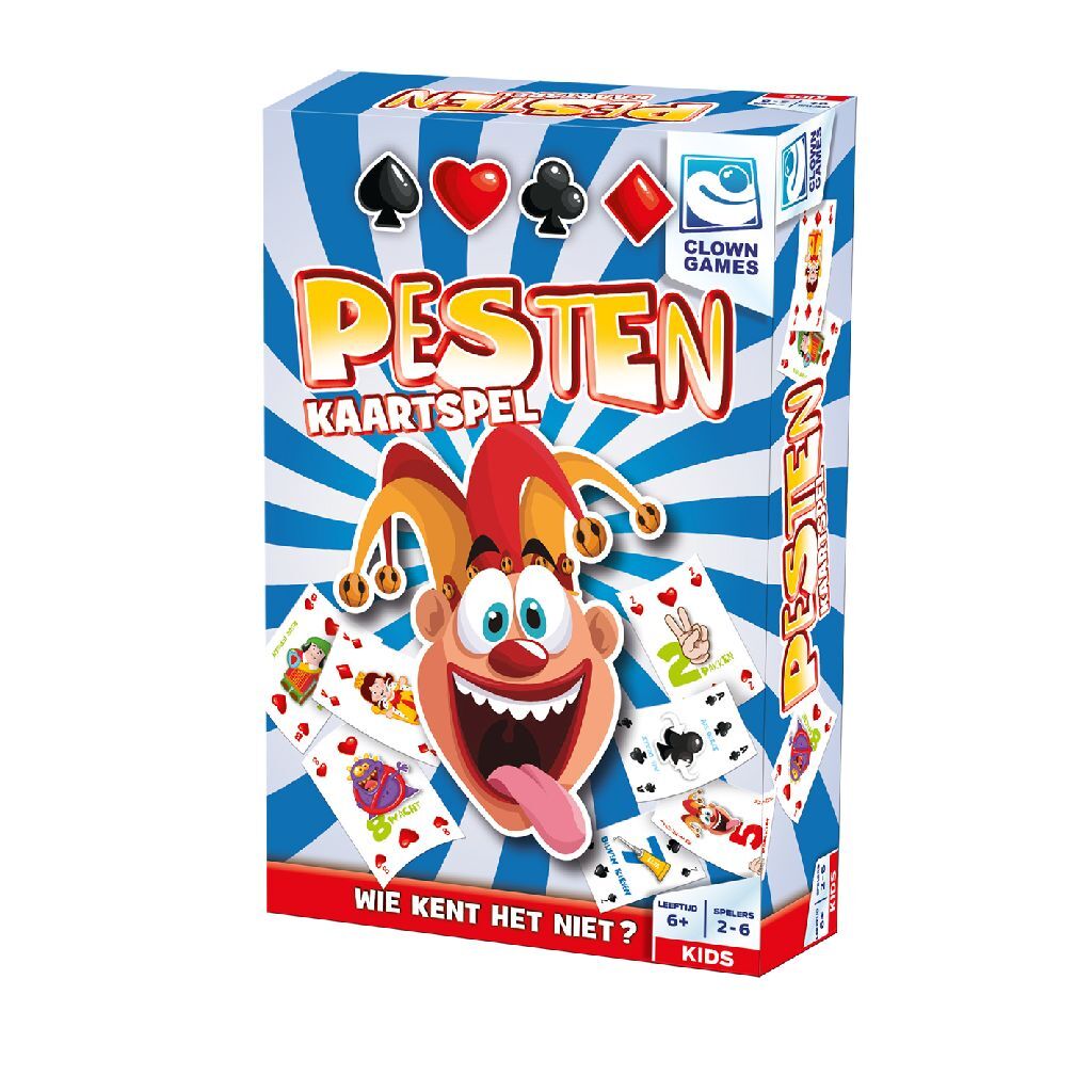 Clown games pesten kaartspel
